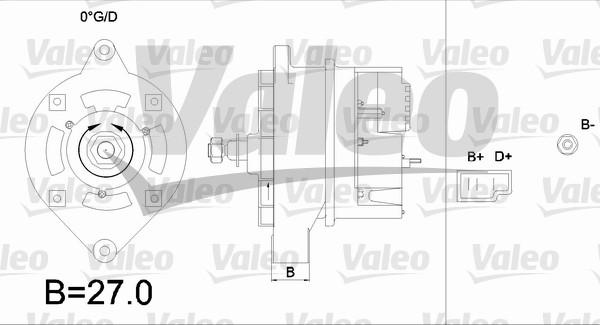 Valeo 436264 - Laturi inparts.fi