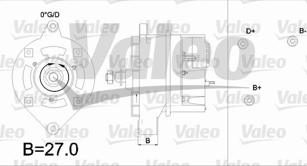 Valeo 436263 - Laturi inparts.fi