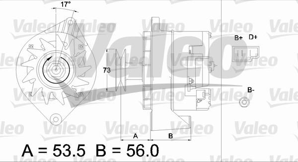 Valeo 436215 - Laturi inparts.fi