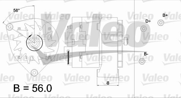 Valeo 436211 - Laturi inparts.fi