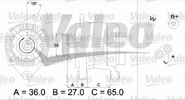 Valeo 436285 - Laturi inparts.fi