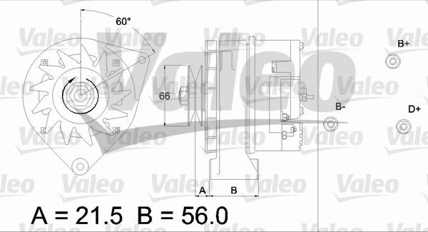 Valeo 436286 - Laturi inparts.fi