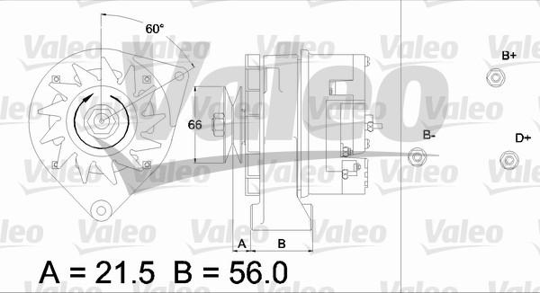 Valeo 436287 - Laturi inparts.fi