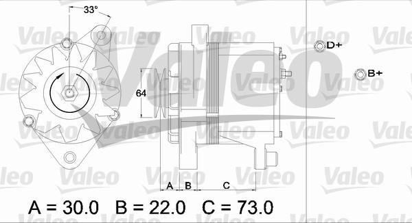 Valeo 436235 - Laturi inparts.fi