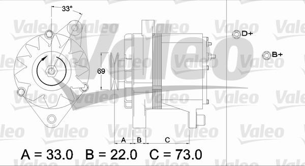 Valeo 436236 - Laturi inparts.fi