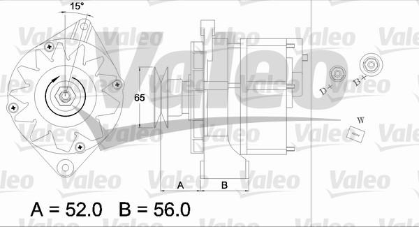 Valeo 436225 - Laturi inparts.fi