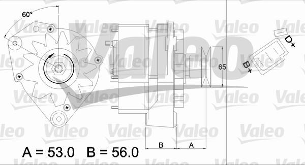 Valeo 436220 - Laturi inparts.fi