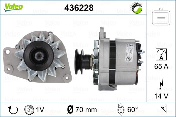 Valeo 436228 - Laturi inparts.fi