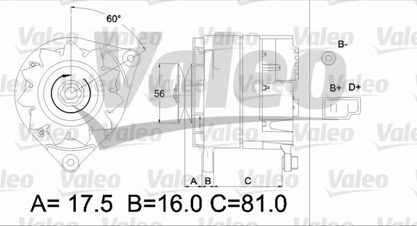 Valeo 436223 - Laturi inparts.fi