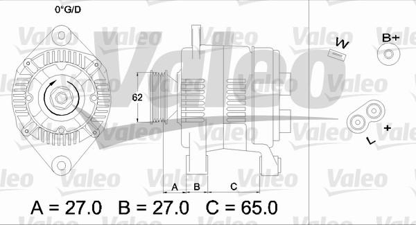 Valeo 436279 - Laturi inparts.fi