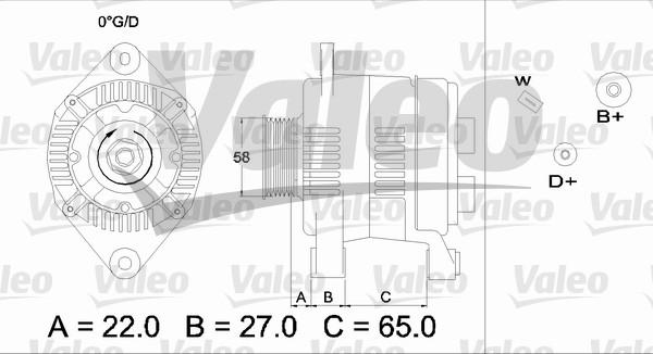 Valeo 436275 - Laturi inparts.fi