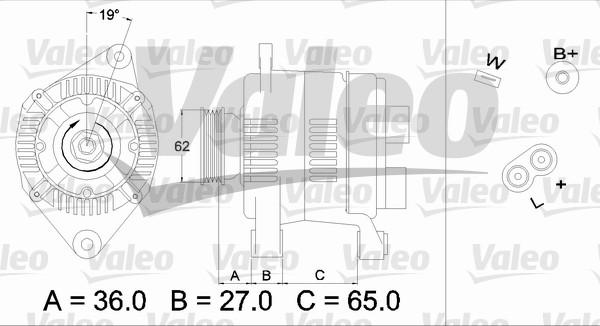 Valeo 436276 - Laturi inparts.fi