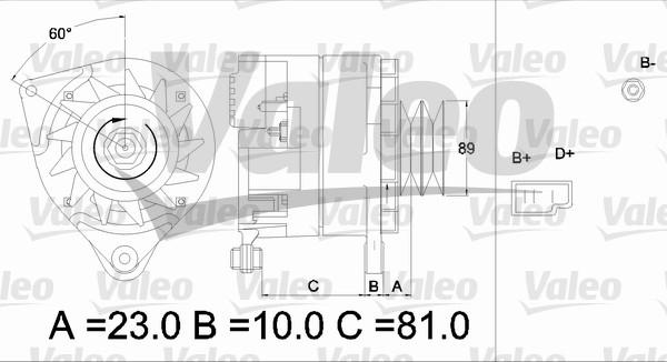 Valeo 436273 - Laturi inparts.fi