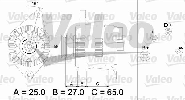 Valeo 436277 - Laturi inparts.fi