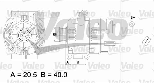 Valeo 436750 - Laturi inparts.fi