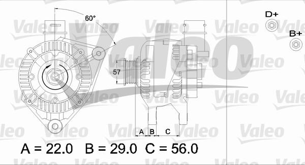 Valeo 436751 - Laturi inparts.fi