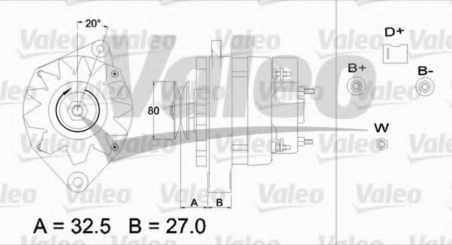 Valeo 436708 - Laturi inparts.fi