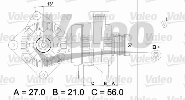 Valeo 436702 - Laturi inparts.fi