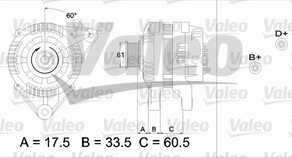 Valeo 436719 - Laturi inparts.fi