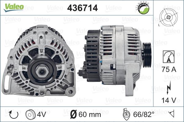 Valeo 436714 - Laturi inparts.fi