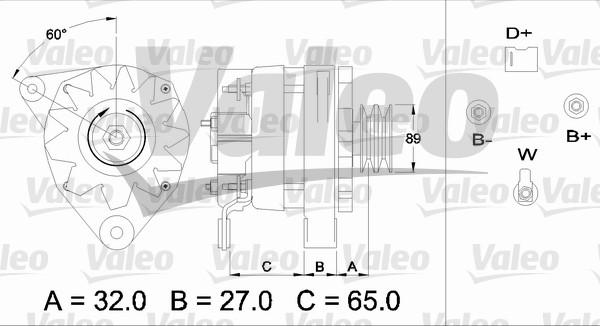 Valeo 436715 - Laturi inparts.fi