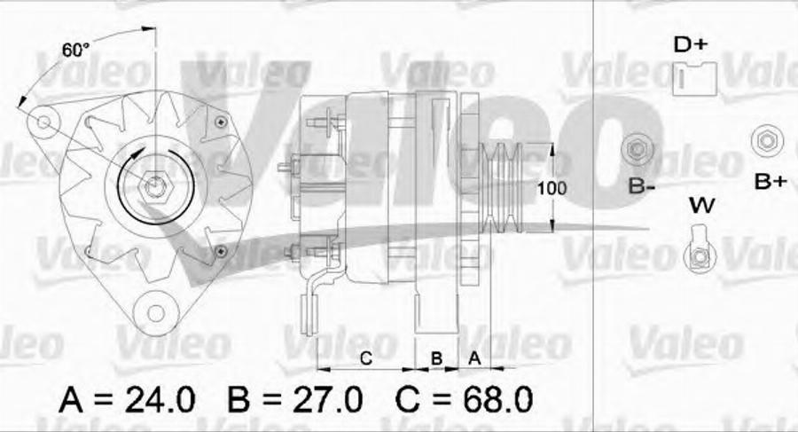 Valeo 436717 - Laturi inparts.fi