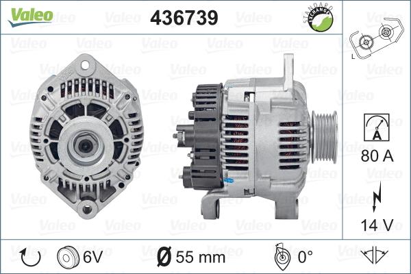 Valeo 436739 - Laturi inparts.fi