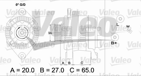 Valeo 436733 - Laturi inparts.fi