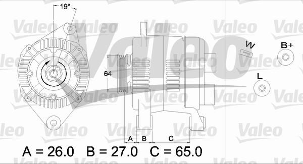 Valeo 436737 - Laturi inparts.fi