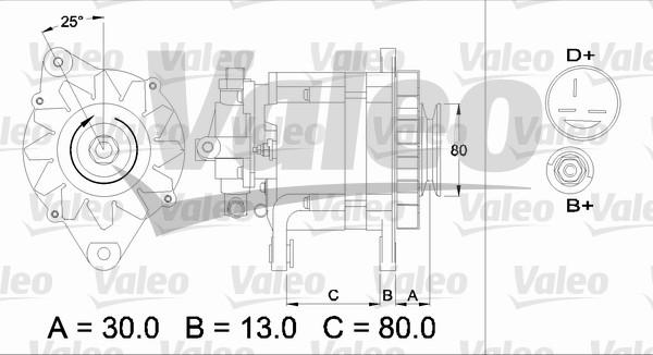 Valeo 436724 - Laturi inparts.fi