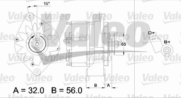 Valeo 436726 - Laturi inparts.fi