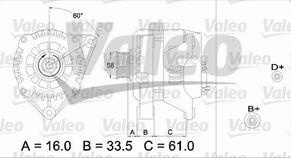 Valeo 436720 - Laturi inparts.fi