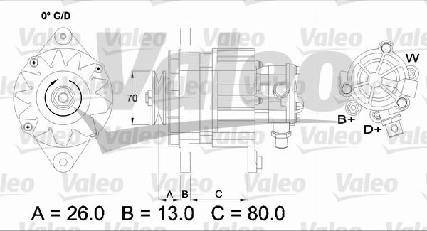 Valeo 436723 - Laturi inparts.fi