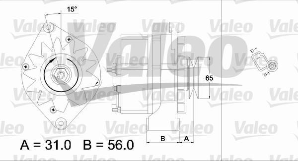 Valeo 436722 - Laturi inparts.fi