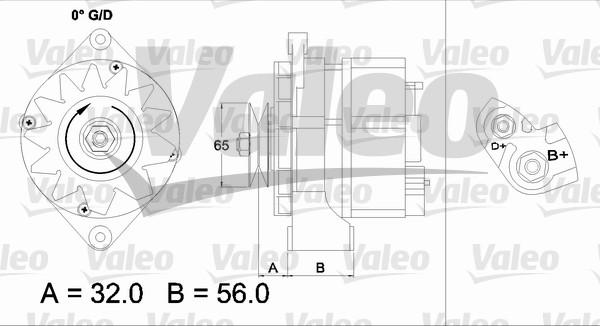 Valeo 436727 - Laturi inparts.fi