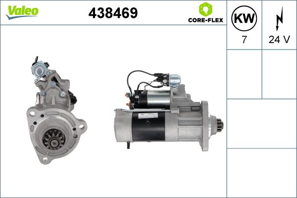 Valeo 438469 - Käynnistinmoottori inparts.fi