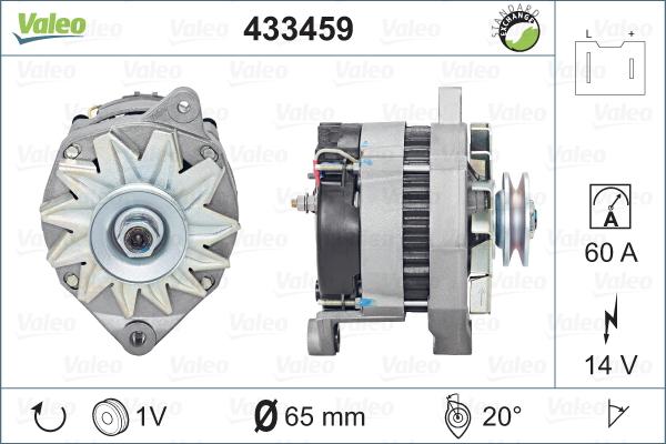 Valeo 433459 - Laturi inparts.fi