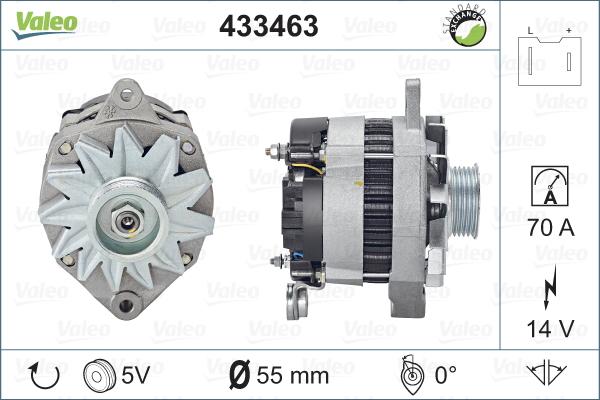 Valeo 433463 - Laturi inparts.fi