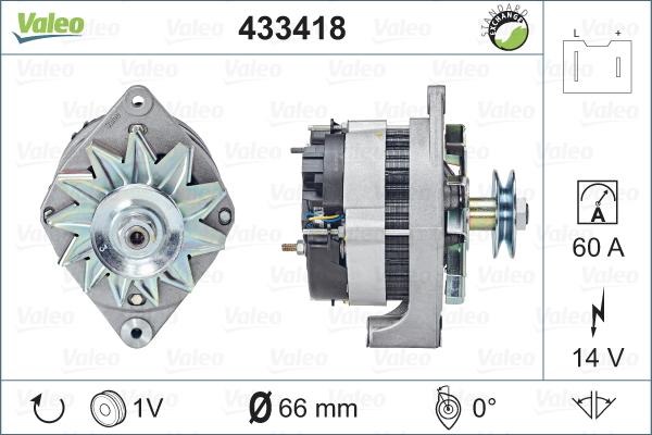 Valeo 433418 - Laturi inparts.fi