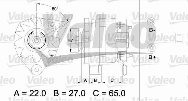 Valeo 433430 - Laturi inparts.fi