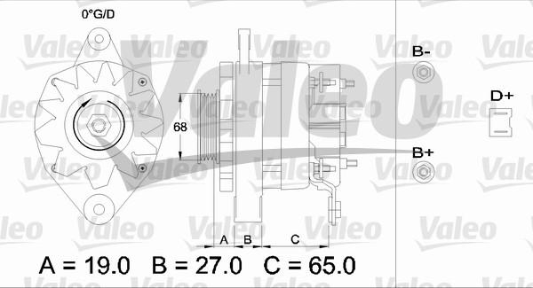 Valeo 433420 - Laturi inparts.fi