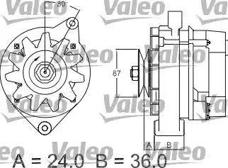 Valeo 433476 - Laturi inparts.fi