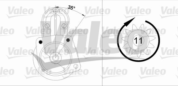 Valeo 433346 - Käynnistinmoottori inparts.fi