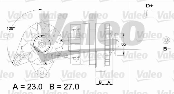 Valeo 433387 - Laturi inparts.fi