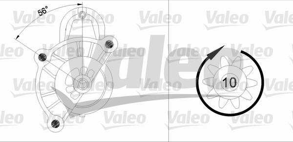 Valeo 433324 - Käynnistinmoottori inparts.fi