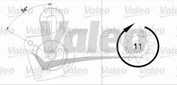 Valeo 433328 - Käynnistinmoottori inparts.fi