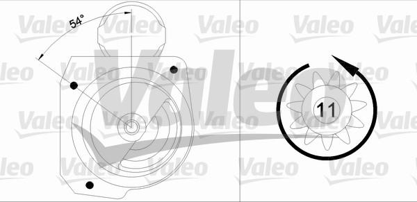 Valeo 433327 - Käynnistinmoottori inparts.fi