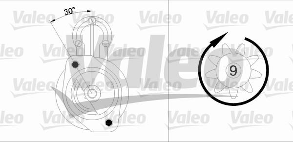 Valeo 433294 - Käynnistinmoottori inparts.fi