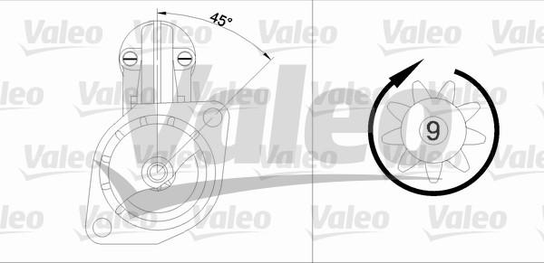 Valeo 433298 - Käynnistinmoottori inparts.fi