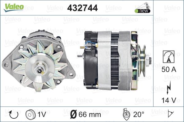 Valeo 432744 - Laturi inparts.fi